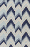 Surya Mount Perry MTP-1019 Navy Area Rug by Florence Broadhurst 5' x 8'