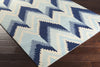 Surya Mount Perry MTP-1019 Navy Hand Tufted Area Rug by Florence Broadhurst 5x8 Corner
