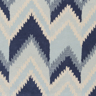 Surya Mount Perry MTP-1019 Navy Hand Tufted Area Rug by Florence Broadhurst Sample Swatch