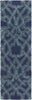Surya Mount Perry MTP-1022 Navy Area Rug by Florence Broadhurst 2'6'' x 8' Runner