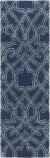Surya Mount Perry MTP-1022 Navy Area Rug by Florence Broadhurst 2'6'' x 8' Runner