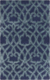 Surya Mount Perry MTP-1022 Navy Area Rug by Florence Broadhurst 5' x 8'