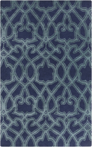 Surya Mount Perry MTP-1022 Navy Area Rug by Florence Broadhurst 5' x 8'