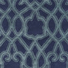 Surya Mount Perry MTP-1022 Navy Hand Tufted Area Rug by Florence Broadhurst Sample Swatch