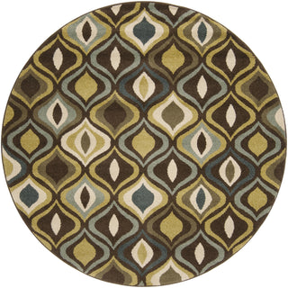 Surya Monterey MTR-1001 Olive Area Rug 6'7'' Round