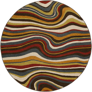 Surya Monterey MTR-1004 Burgundy Area Rug 6'7'' Round