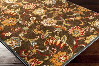 Surya Monterey MTR-1028 Chocolate Machine Loomed Area Rug Corner Shot