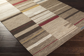 Surya Montezuma MTZ-2000 Gray Hand Woven Area Rug 5x8 Corner