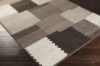 Surya Montezuma MTZ-2002 Gray Hand Woven Area Rug 5x8 Corner