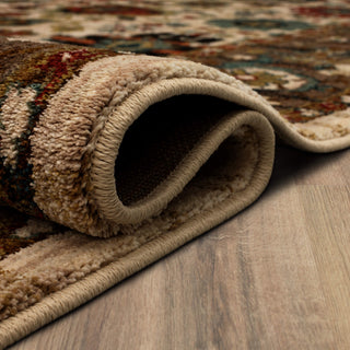 Karastan Spice Market Musi Cream Area Rug Corner Image