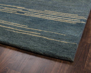 Rizzy Mojave MV3157 Blue Area Rug Corner Shot