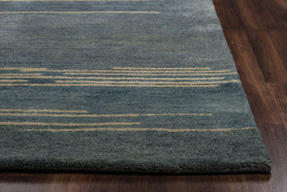 Rizzy Mojave MV3157 Blue Area Rug Edge Shot