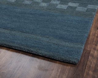 Rizzy Mojave MV3161 Blue Area Rug Corner Shot