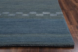 Rizzy Mojave MV3161 Blue Area Rug Edge Shot