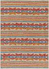 Artistic Weavers Mayan Star Poppy Red/Tangerine Area Rug main image