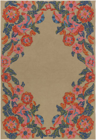 Artistic Weavers Mayan Polo Carnation Pink/Navy Blue Area Rug main image