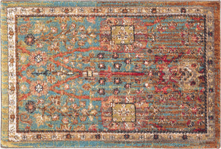 Karastan Spice Market Myanmar Aquamarine Area Rug Main Image