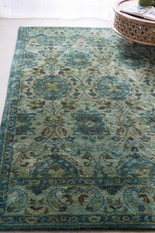 Surya Mykonos MYK-5000 Teal Hand Tufted Area Rug 