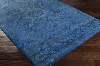 Surya Mykonos MYK-5004 Navy Hand Tufted Area Rug 5x8 Corner