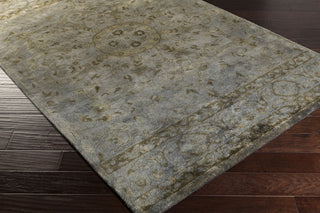 Surya Mykonos MYK-5014 Moss Hand Tufted Area Rug 5x8 Corner