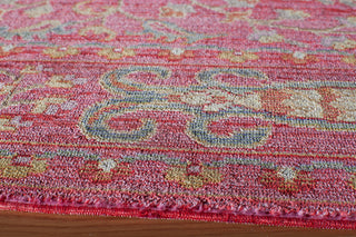 Momeni Mykonos MYK-8 Red Area Rug Corner Shot