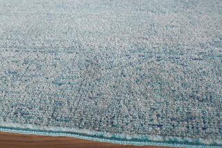 Momeni Mykonos MYK20 Blue Area Rug Corner Shot