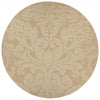 Chandra Mystica MYS-29806 Light Gold Area Rug Round