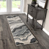 Orian Rugs Mystical Cascade Taupe Inkwell Area Rug by Palmetto Living Lifestyle Image