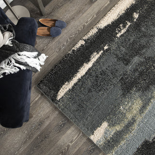 Orian Rugs Mystical Canyon Muted Blue Area Rug by Palmetto Living 