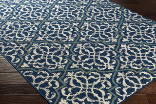 Artistic Weavers Myrtle Rio Navy Blue/Ivory Area Rug Corner Shot