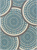 Artistic Weavers Myrtle Barcelona Turquoise/Ivory Area Rug main image