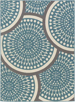 Artistic Weavers Myrtle Barcelona Turquoise/Ivory Area Rug main image