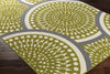 Artistic Weavers Myrtle Barcelona Lime Green/Ivory Area Rug Corner Shot