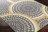 Artistic Weavers Myrtle Barcelona Light Yellow/Gray Area Rug Corner Shot