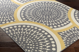 Artistic Weavers Myrtle Barcelona Light Yellow/Gray Area Rug Corner Shot