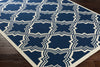 Artistic Weavers Myrtle Honolulu Navy Blue/Ivory Area Rug Corner Shot