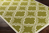 Artistic Weavers Myrtle Honolulu Lime Green/Ivory Area Rug Corner Shot