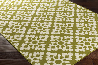 Artistic Weavers Myrtle Nice Lime Green/Ivory Area Rug Corner Shot