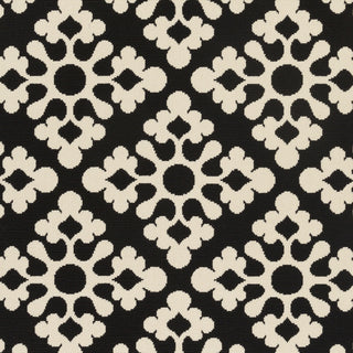 Artistic Weavers Myrtle Nice Onyx Black/Ivory Area Rug Swatch