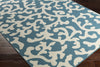 Artistic Weavers Myrtle Miami Turquoise/Ivory Area Rug Corner Shot
