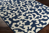 Artistic Weavers Myrtle Vancouver Navy Blue/Ivory Area Rug Corner Shot