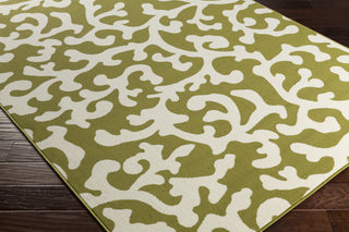 Artistic Weavers Myrtle Vancouver Lime Green/Ivory Area Rug Corner Shot