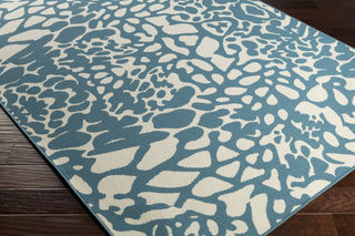 Artistic Weavers Myrtle Bermuda Turquoise/Ivory Area Rug Corner Shot