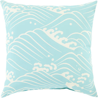 Surya Mizu Waves of Grace MZ-001 Pillow 20 X 20 X 5 Down filled