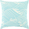 Surya Mizu Waves of Grace MZ-001 Pillow 18 X 18 X 4 Down filled