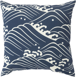 Surya Mizu Waves of Grace MZ-002 Pillow 20 X 20 X 5 Down filled