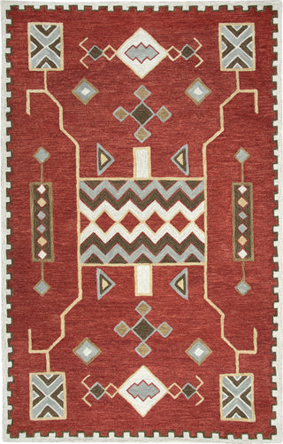 Rizzy Mesa MZ160B Red Area Rug main image