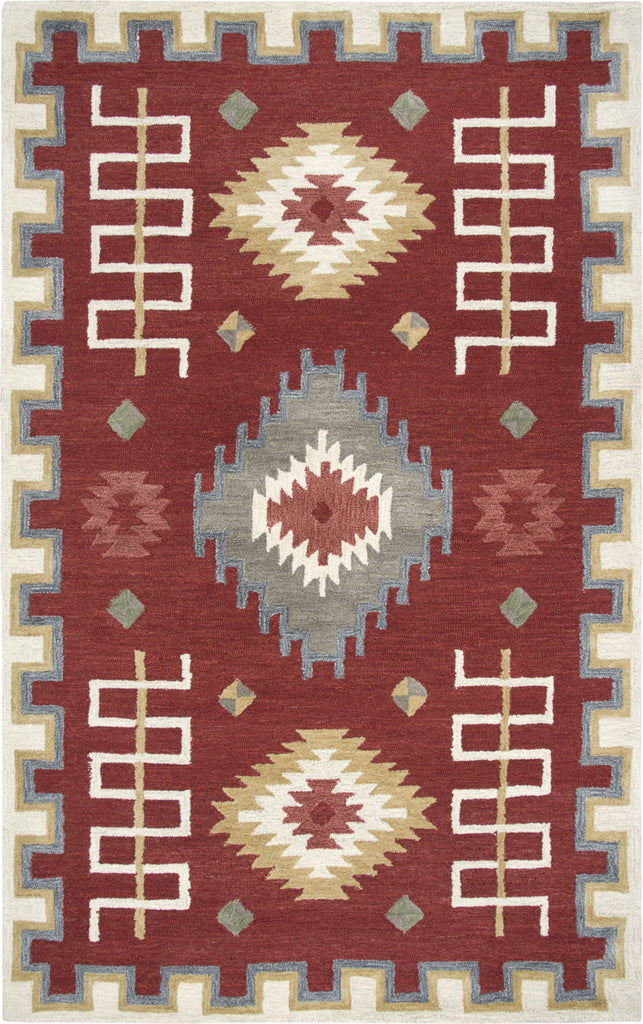 Rizzy Mesa MZ161B Red Area Rug main image