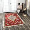 Rizzy Mesa MZ166B Red Area Rug  Feature