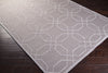 Surya Mezzo MZO-6000 Gray Area Rug 5x8 Corner
